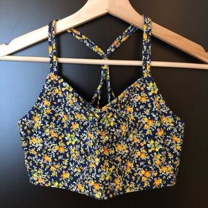 Forever 21 Floral Crop Top